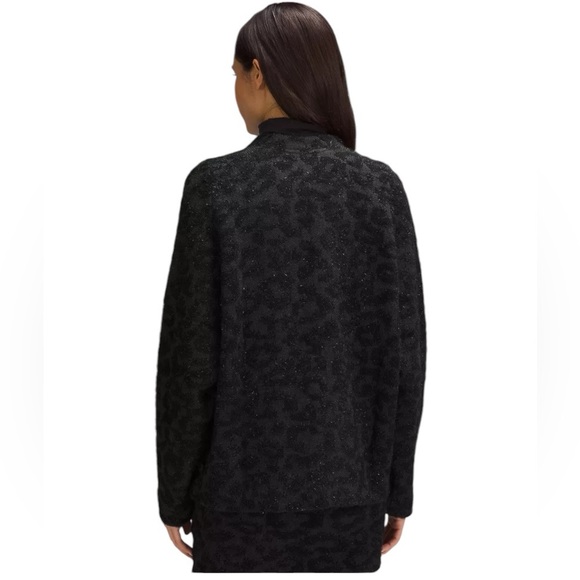 Lululemon Wool Blend Animal Print Oversized Cardigan Size Extra Small XS NWT - Picture 5 of 12